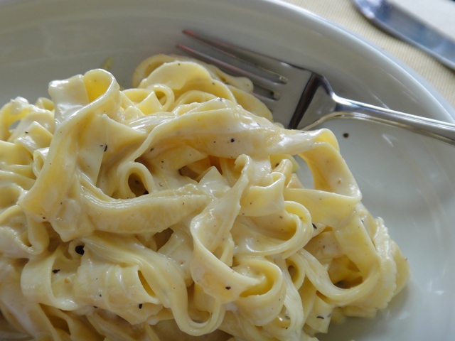 Fettuccine with Creme and Butter